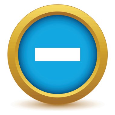 Altın eksi simgesini