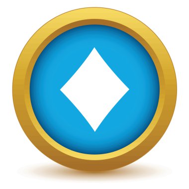 Altın elmas kart simgesi