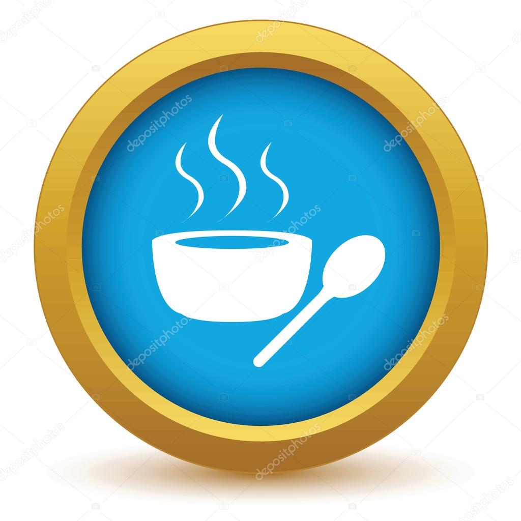 Gold soup icon
