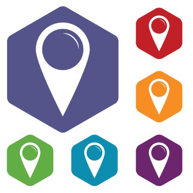 İşaretçi rhombus simgeler