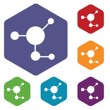 Atom rhombus simgeler