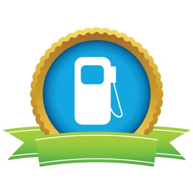Altın benzin istasyonu logosu