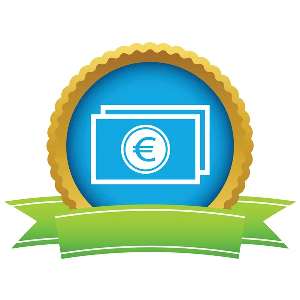 Or euro buck logo — Image vectorielle