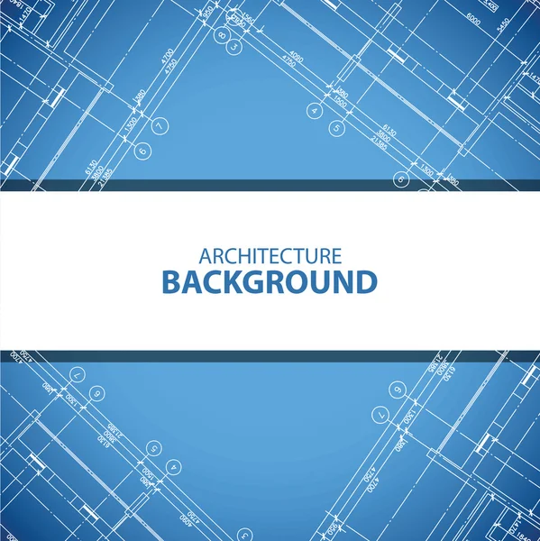 Best blueprint building plan background — Stock Vector