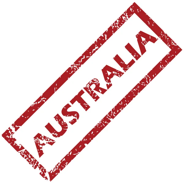 New Australia rubber stamp — Stock Vector