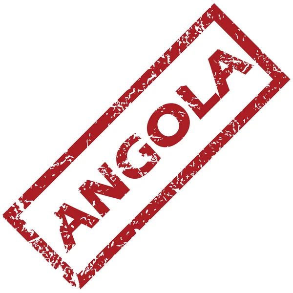 Novo selo de borracha de angola — Vetor de Stock