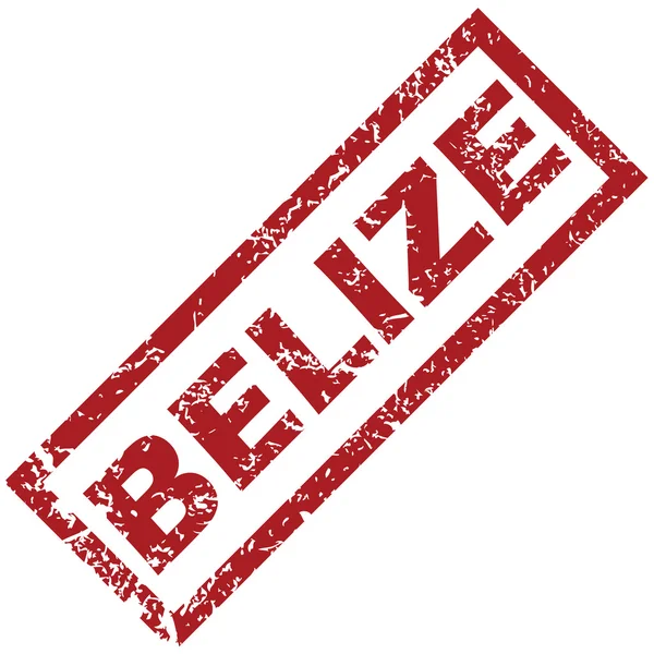 Новая резиновая марка Белиза — стоковый вектор