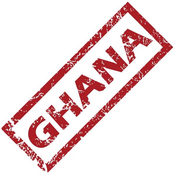 Nuevo sello de goma Ghana — Archivo Imágenes Vectoriales