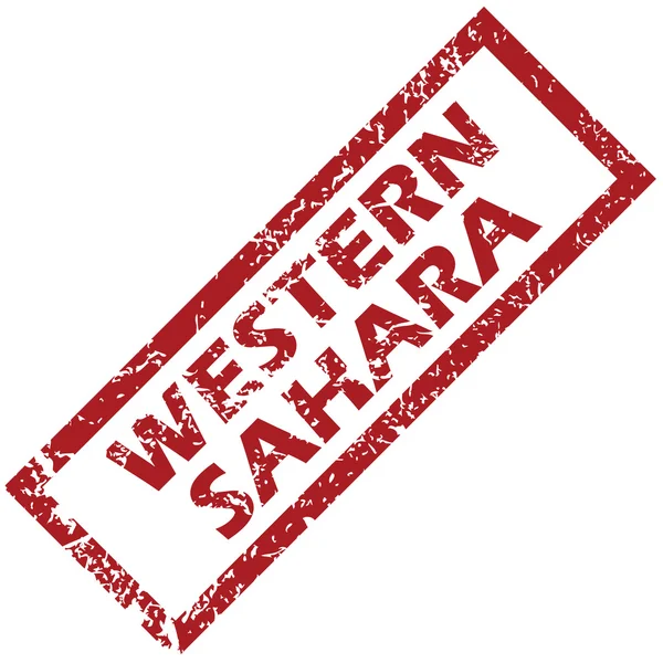 New Western Sahara rubber stamp — Stock Vector