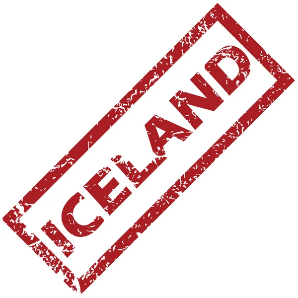 Ісландська штампом — стоковий вектор