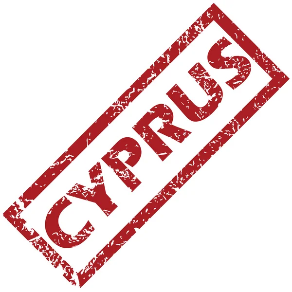 Nuovo timbro di gomma Cipro — Vettoriale Stock