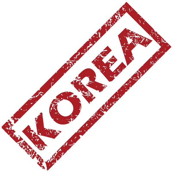 Nieuwe Korea Rubberstempel — Stockvector