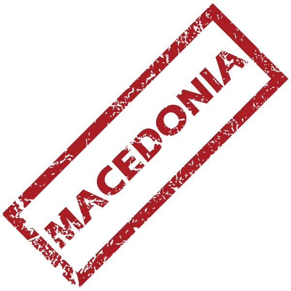 New Macedonia rubber stamp — Stock Vector