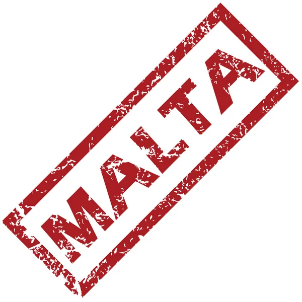 Novo selo de borracha malta — Vetor de Stock