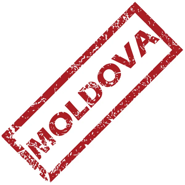 Nuevo sello de goma Moldova — Archivo Imágenes Vectoriales