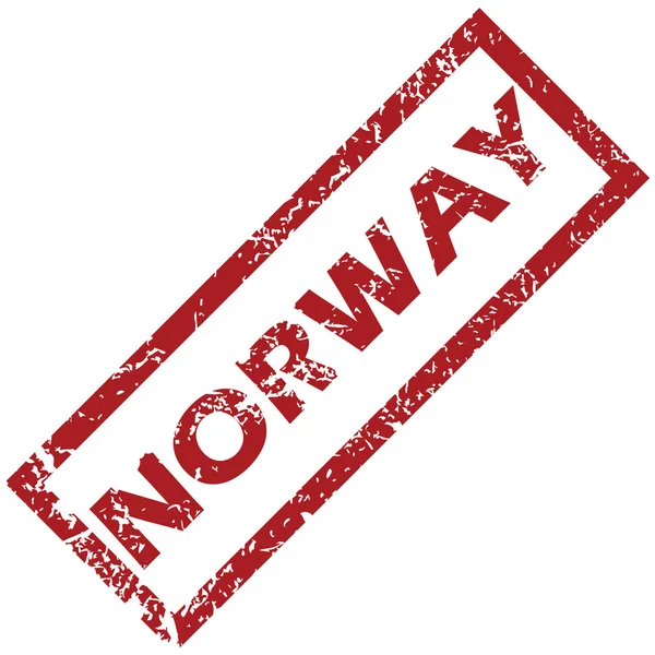 Neuer norwegischer Stempel — Stockvektor