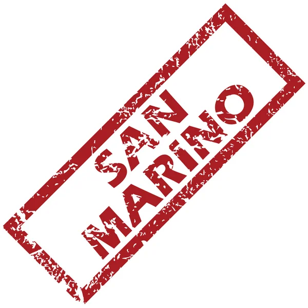 Novo selo de borracha de San Marino —  Vetores de Stock