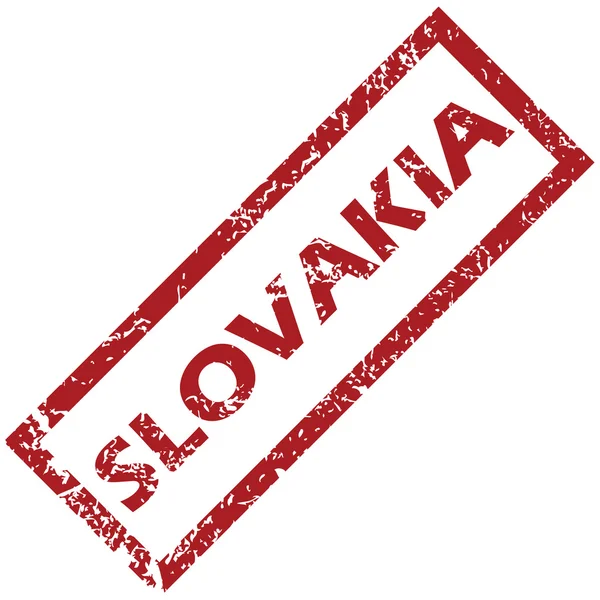 新的斯洛伐克橡皮戳 — 图库矢量图片