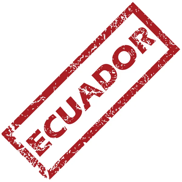 New Ecuador rubber stamp — Stock Vector
