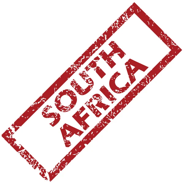 Nuevo sello de goma de Sudáfrica — Vector de stock