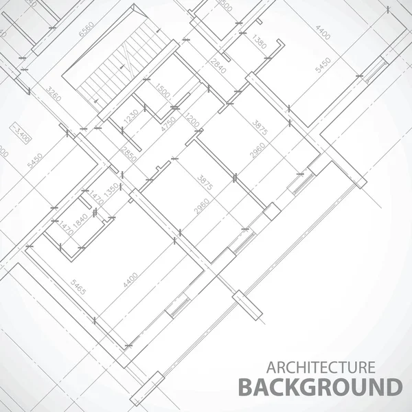 黑色的建筑计划 — 图库矢量图片#