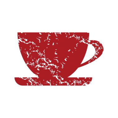 Kırmızı grunge Kupası logosu