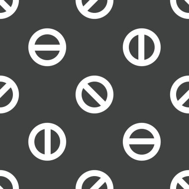 Hayır sembolü desen