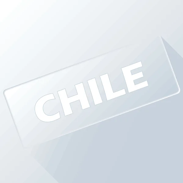 Chile botón único — Archivo Imágenes Vectoriales