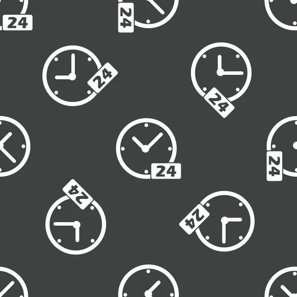 Clock 24 pattern — Stock Vector