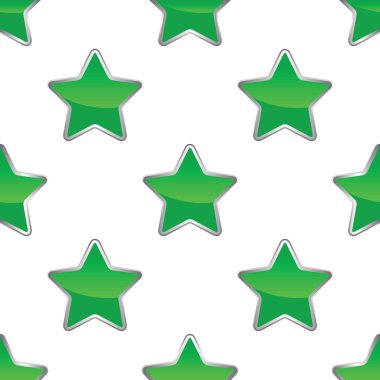 yeşil yıldız desen