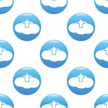 Bulut yükleme işareti deseni