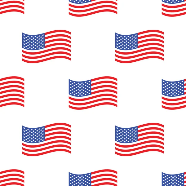 Americká vlajka vzor — Stockový vektor
