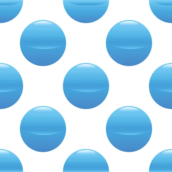 Patrón de bola azul — Archivo Imágenes Vectoriales