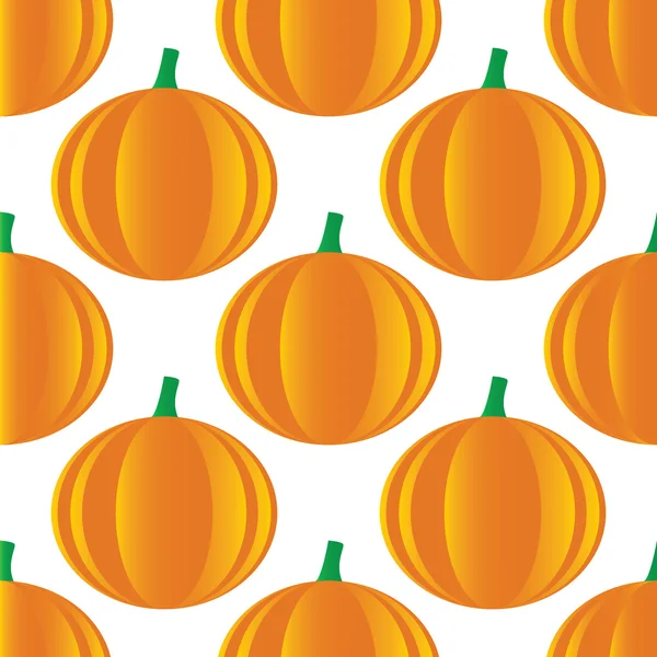 Pumpkin pattern — Stock Vector