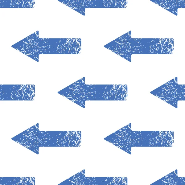 Patroon van de blauwe pijl-links — Stockvector