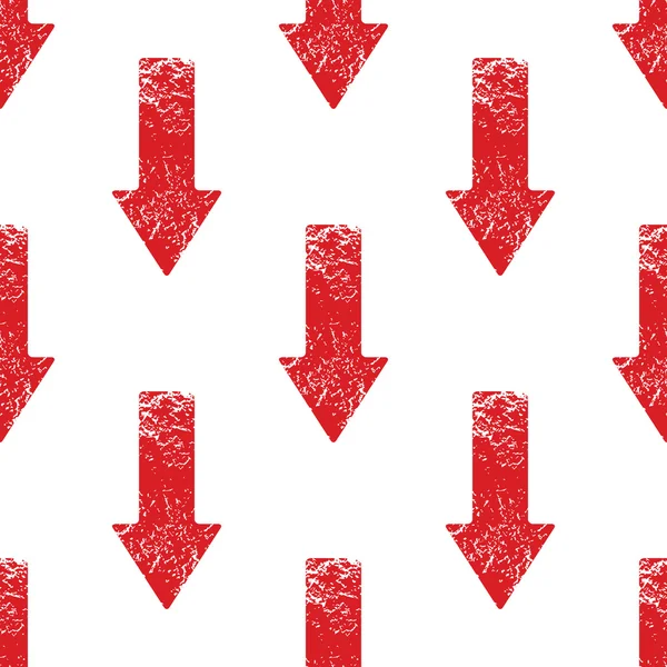 Modèle de flèche rouge vers le bas — Image vectorielle