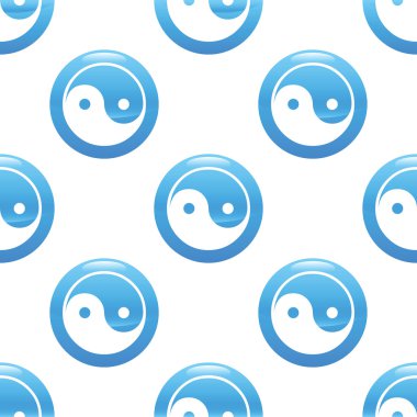 Yin ve yang işareti desen