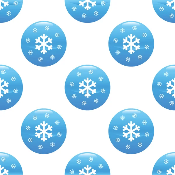 Flocon de neige signe modèle — Image vectorielle