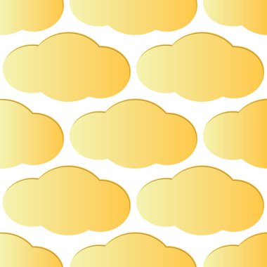 Işık turuncu bulut deseni