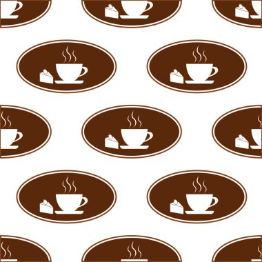 Pasta ve Kupası desen