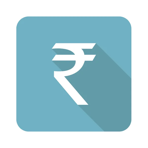 Icono de rupia india — Vector de stock