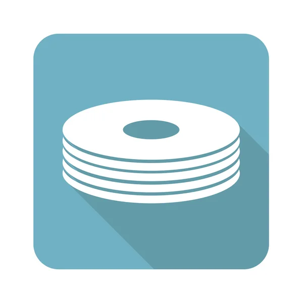 Disc pile icon — Stock Vector