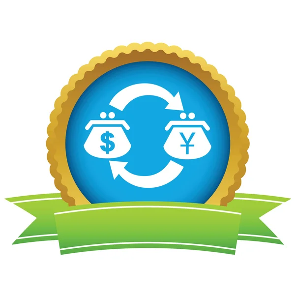 Dollar-Yen uitwisseling pictogram — Stockvector