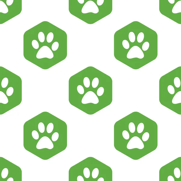 Paw pattern — Stock Vector