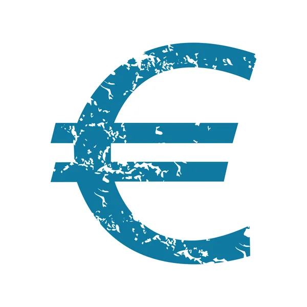 Icono símbolo euro — Vector de stock