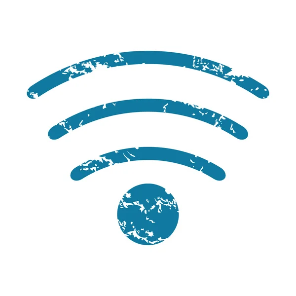 Icône grunge Wi-Fi — Image vectorielle