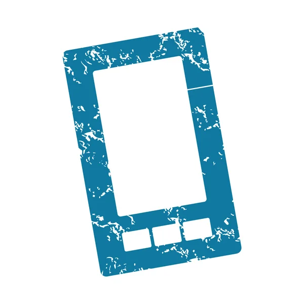 Smartphone grunge pictogram — Stockvector