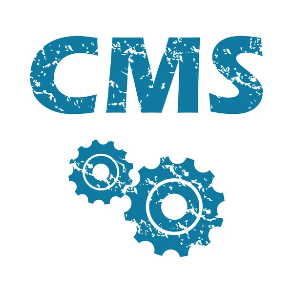 CMS grunge ikonen — Stock vektor