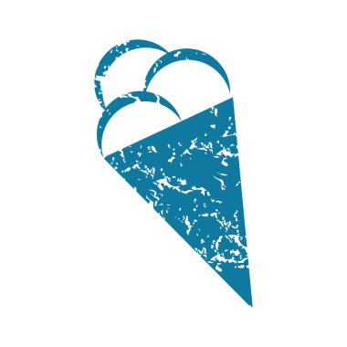 Grunge dondurma simgesi