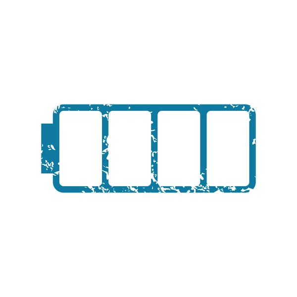 Grunge empty battery icon — Stock Vector